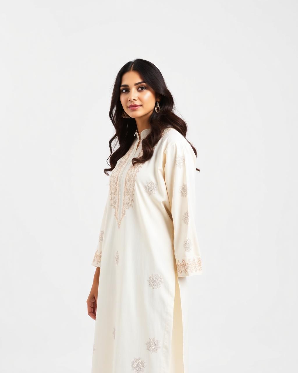Noor Chikankari Kurta Set — Hand-embroidered mulmul cotton